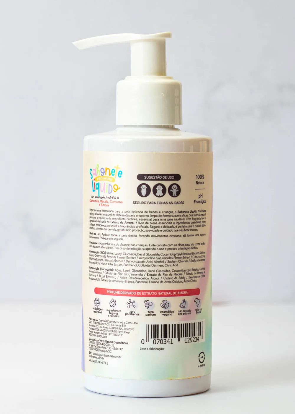 Verdi Natural PróImuni Liquid Soap