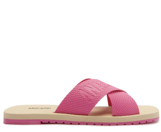 rosa Injected Strappy Flat Sandal