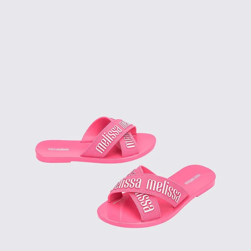 Mini Melissa M-Lover Slide Infantil Rosa