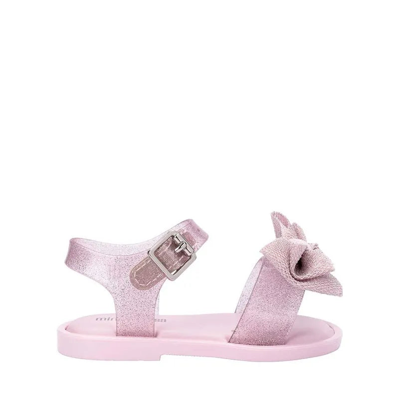 Mini Melissa Mar Sweet Baby Pink Glitter Sandal
