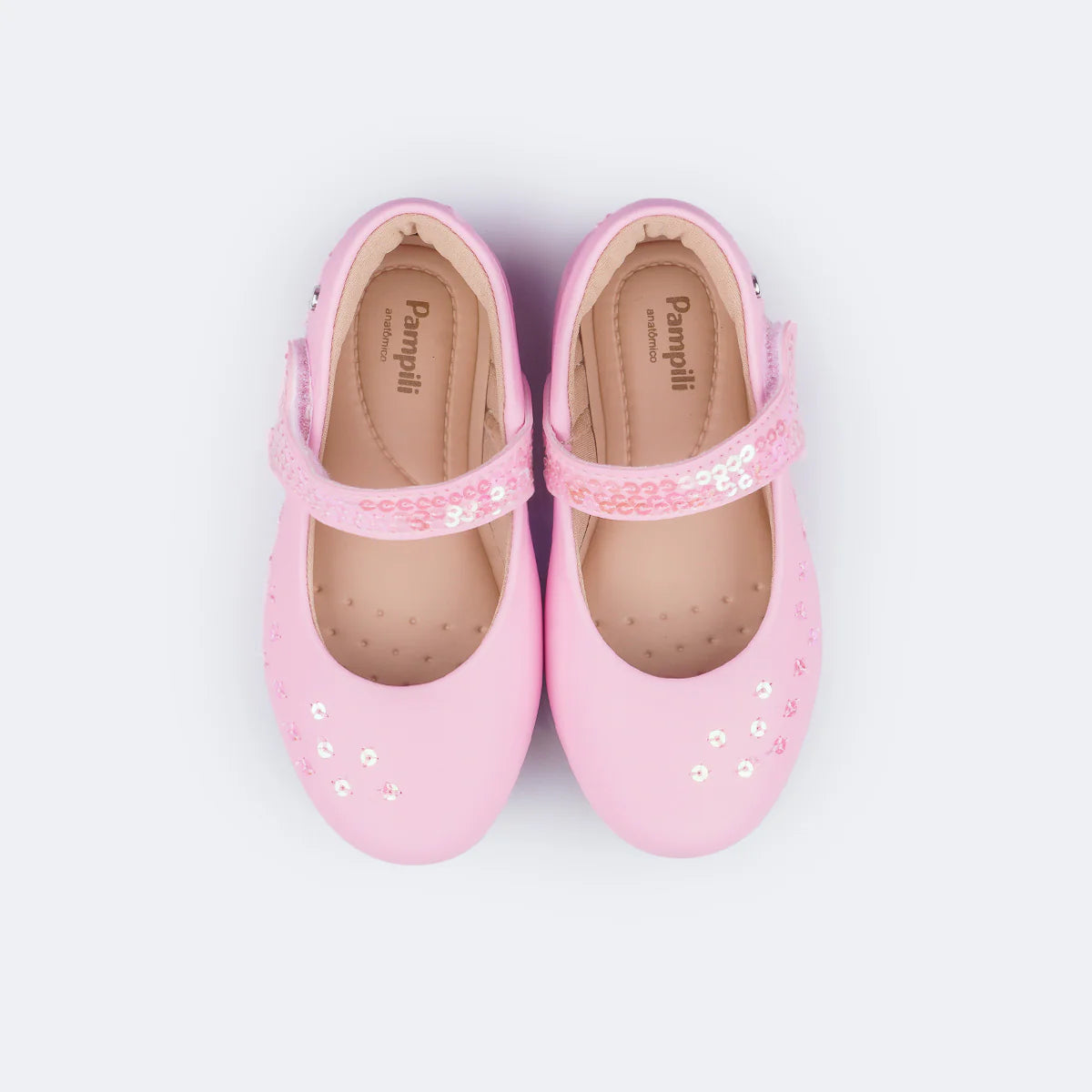 Pampili Ballerina Children's Shoes with Pink Mermaid Tail