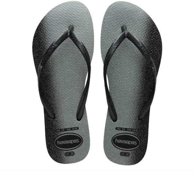 Havaianas Slim Gloss Black
