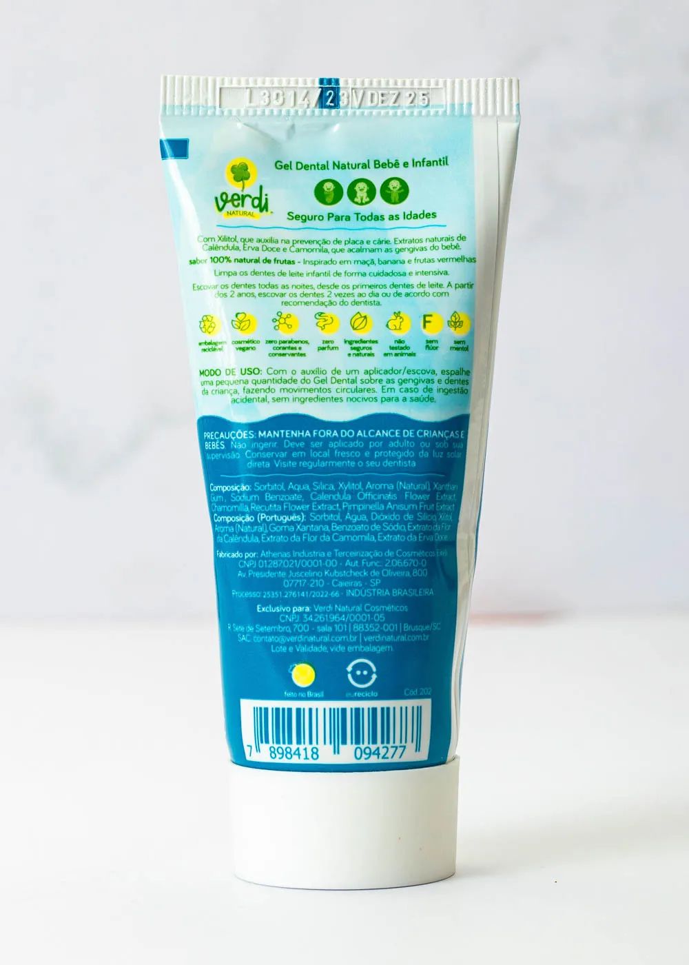 Verdi Kids Natural Gel Toothpaste