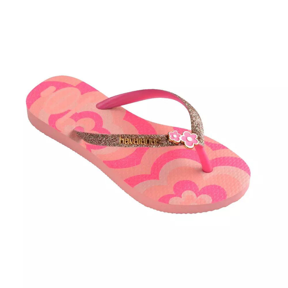 Havaianas Kids Slim Glitter II - Blossom Pink Flux
