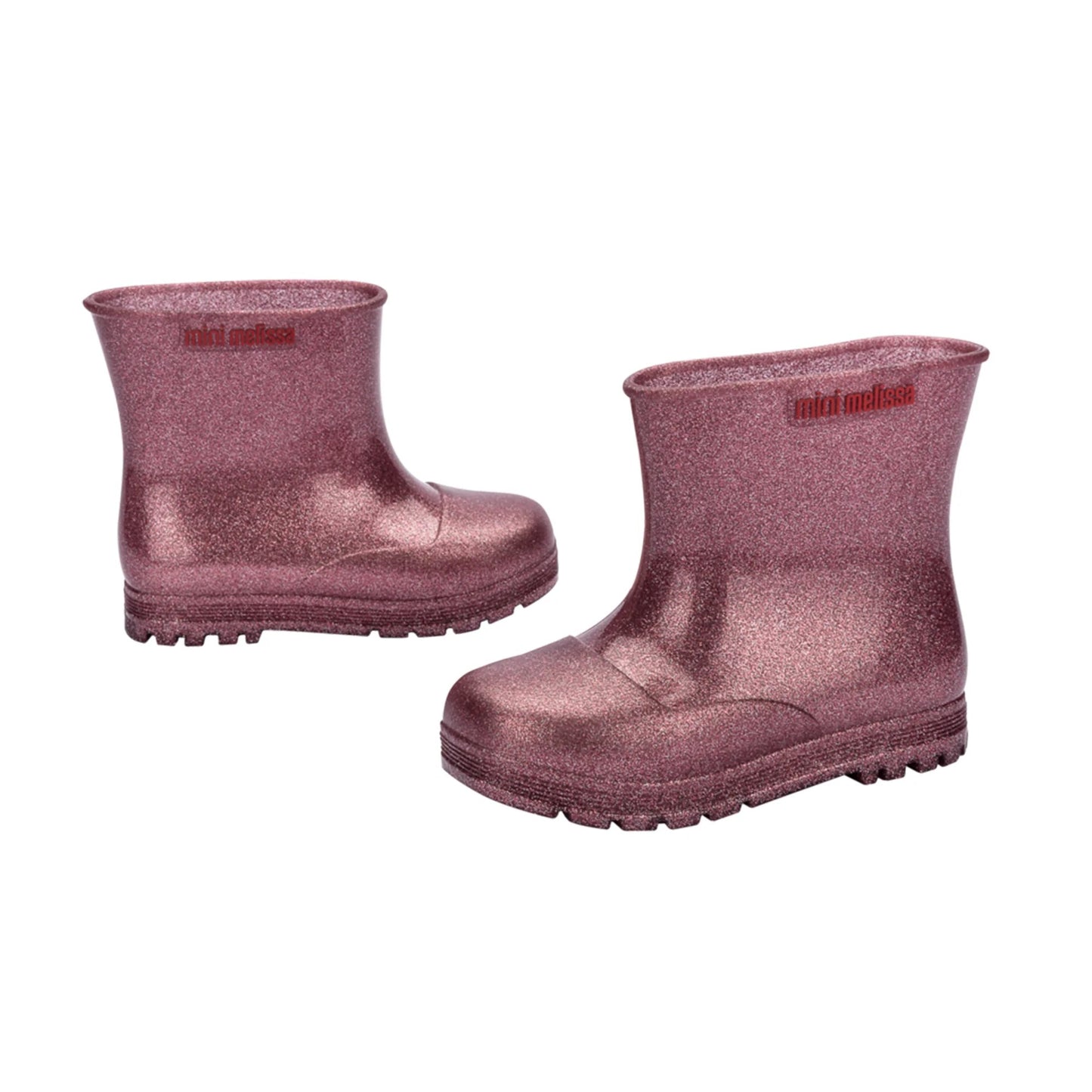 Melissas Pink Glitter Boots