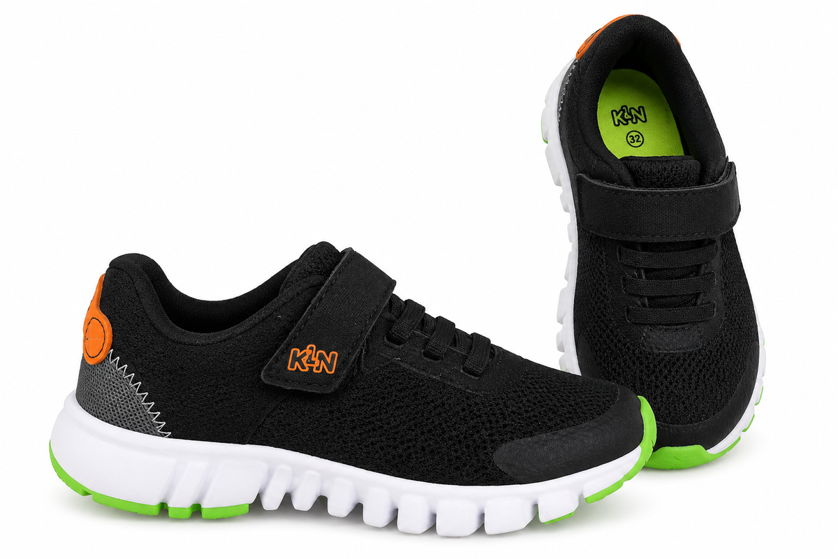 Klin Sport Black/Orange Sneakers