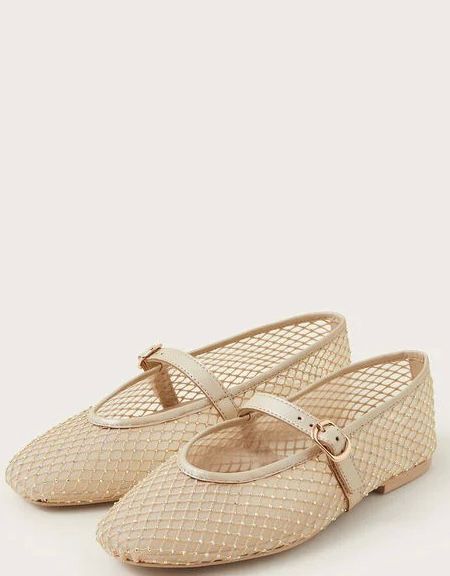 Anacapri Ballerina Strass beige