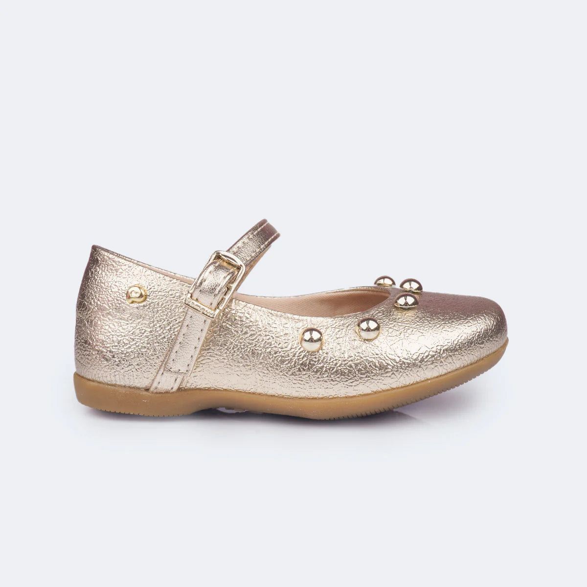 Pampili Children's Ballerina Shoes with Golden Spheres