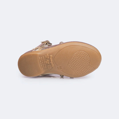 Pampili Children's Ballerina Shoes with Golden Spheres