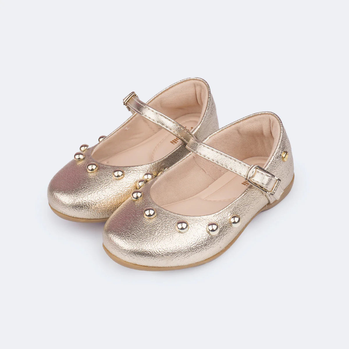 Pampili Children's Ballerina Shoes with Golden Spheres