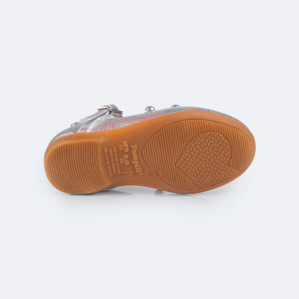 Pampili Ballerina Silver Sphere Children's Shoes