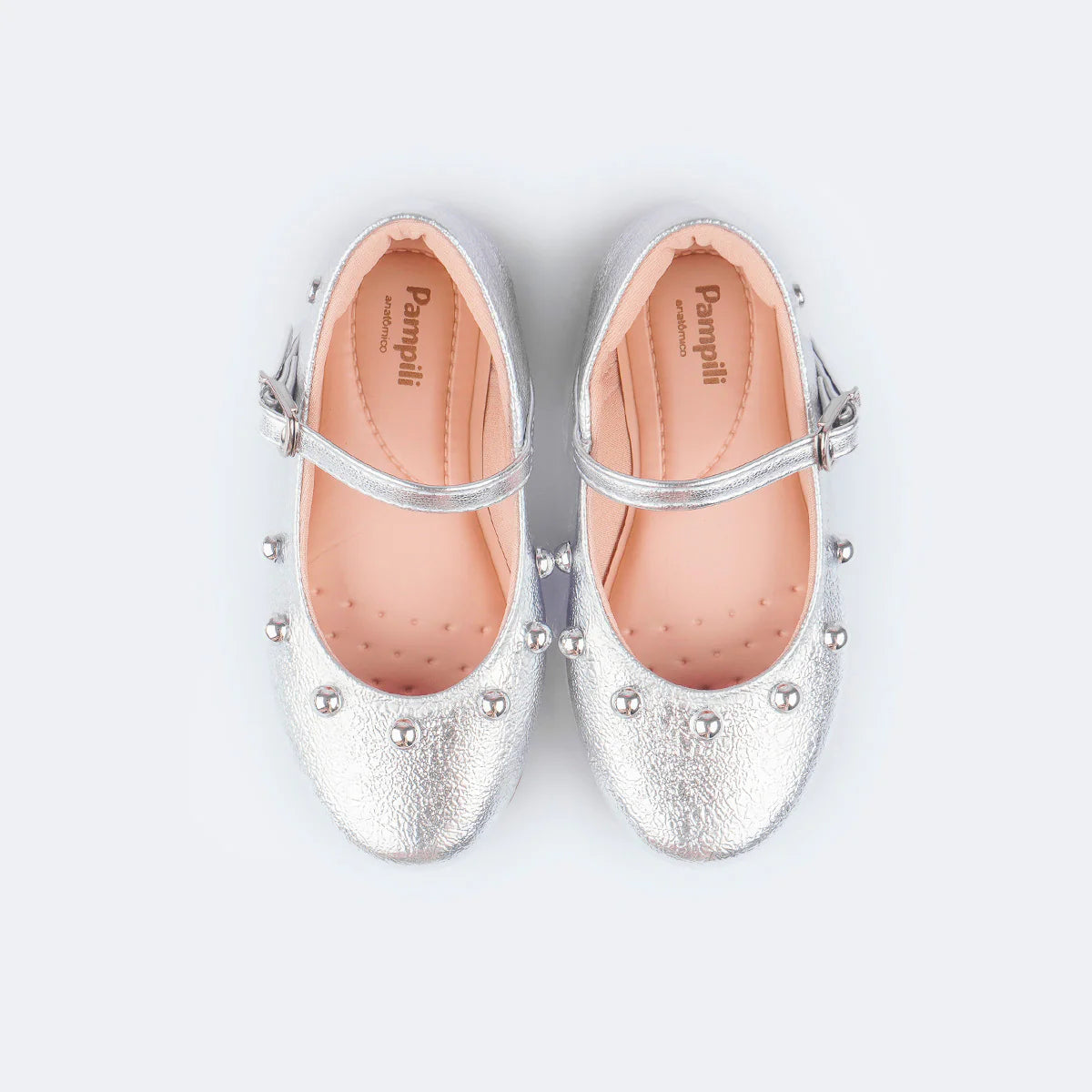 Pampili Ballerina Silver Sphere Children's Shoes