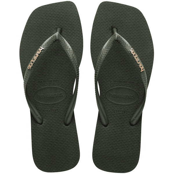 Havaianas Slim Metallic Oliver Green