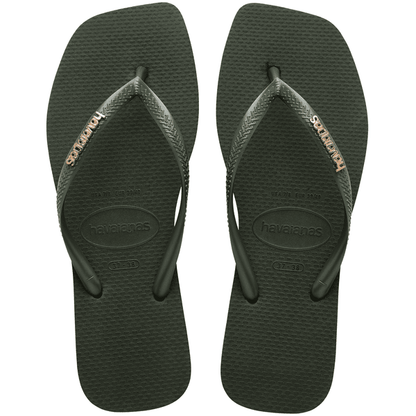 Havaianas Slim Metallic Oliver Green