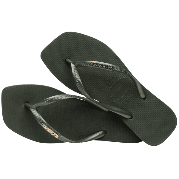 Havaianas Slim Metallic Oliver Green