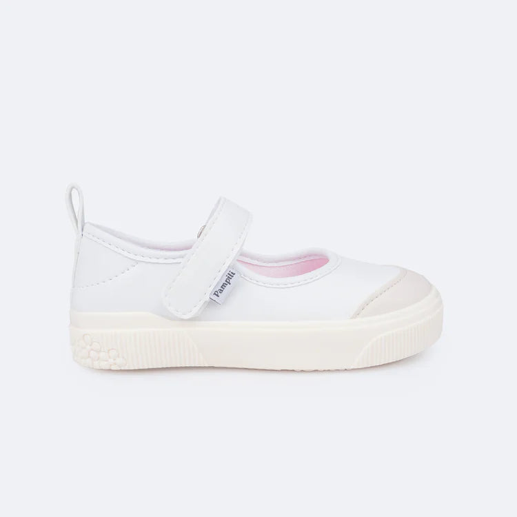 Pampili Yumi Mary Jane White Children's