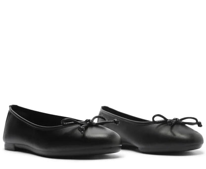 Classic Black Bow Sneakers