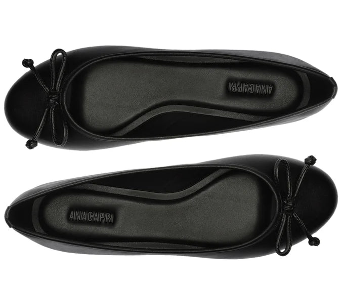 Classic Black Bow Sneakers