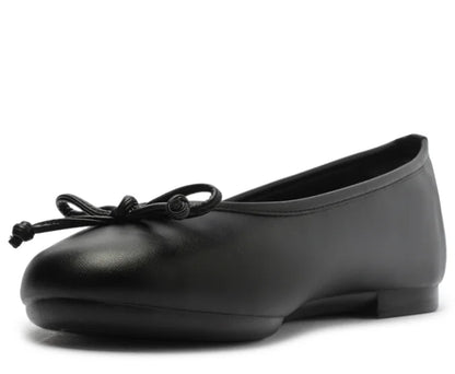 Classic Black Bow Sneakers