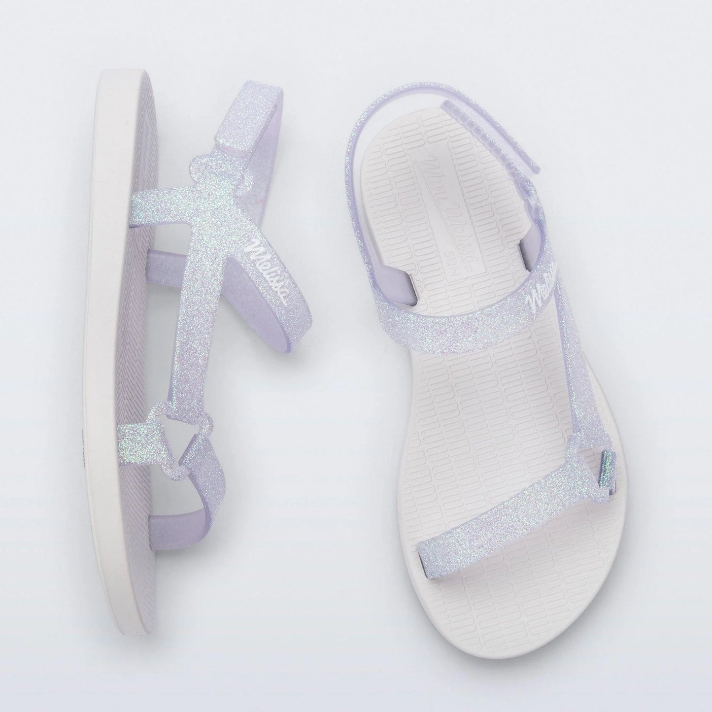 Melissas sandal glitter white