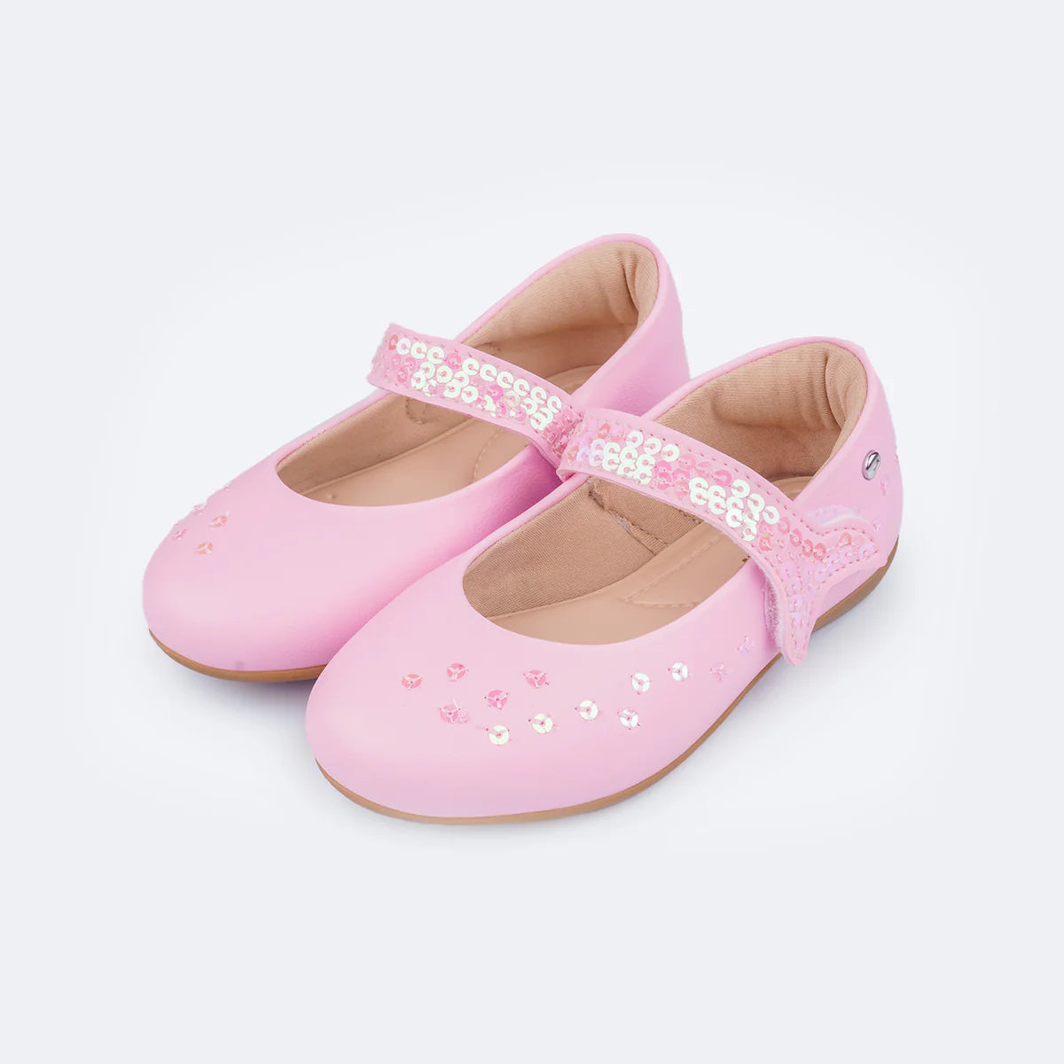 Pampili Ballerina Children's Shoes with Pink Mermaid Tail