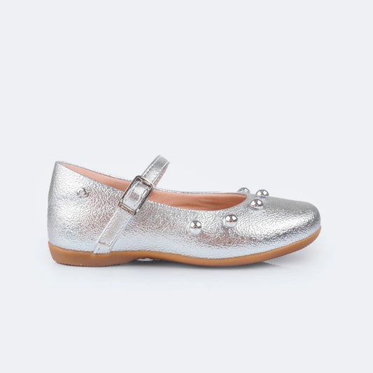 Pampili Ballerina Silver Sphere Children's Shoes