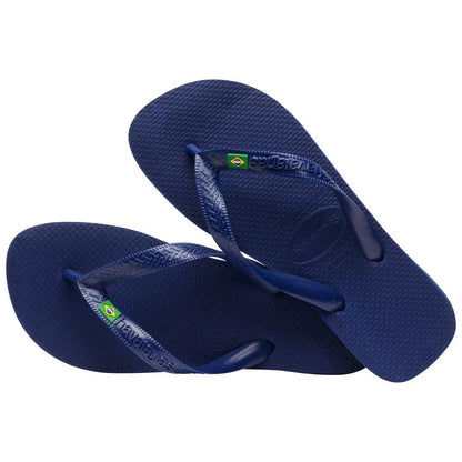 Havaianas Brasil Logo Navy