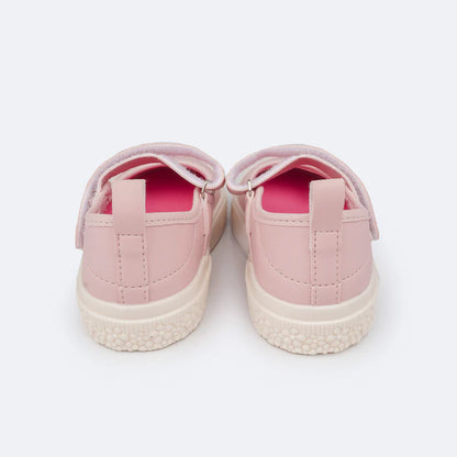 Pampili Yumi Mary Jane Pink Powder Pink Children's