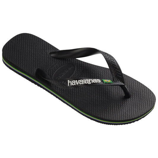 Havaianas Brasil Logo Black