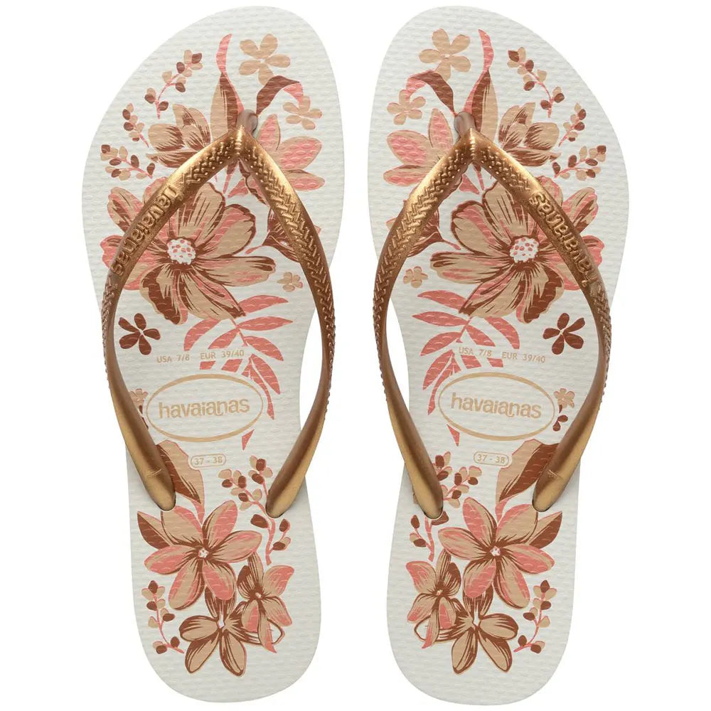 Havaianas Slim Organic White Gold