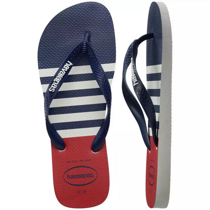 Havaianas Top Nautical White Navy Red Apache