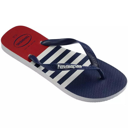 Havaianas Top Nautical White Navy Red Apache