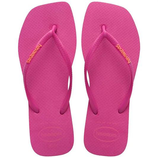 Havaianas Slim Square Logo Pop-up Pink Gum