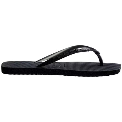 havaianas slim square sparkle black