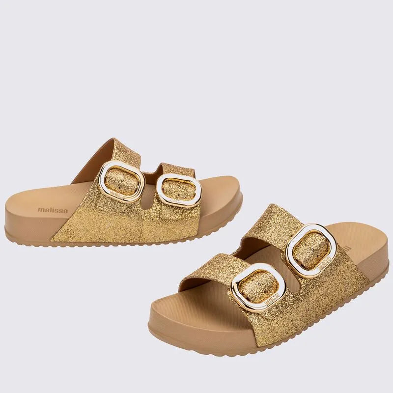 Melissa Cozy Glitter Gold