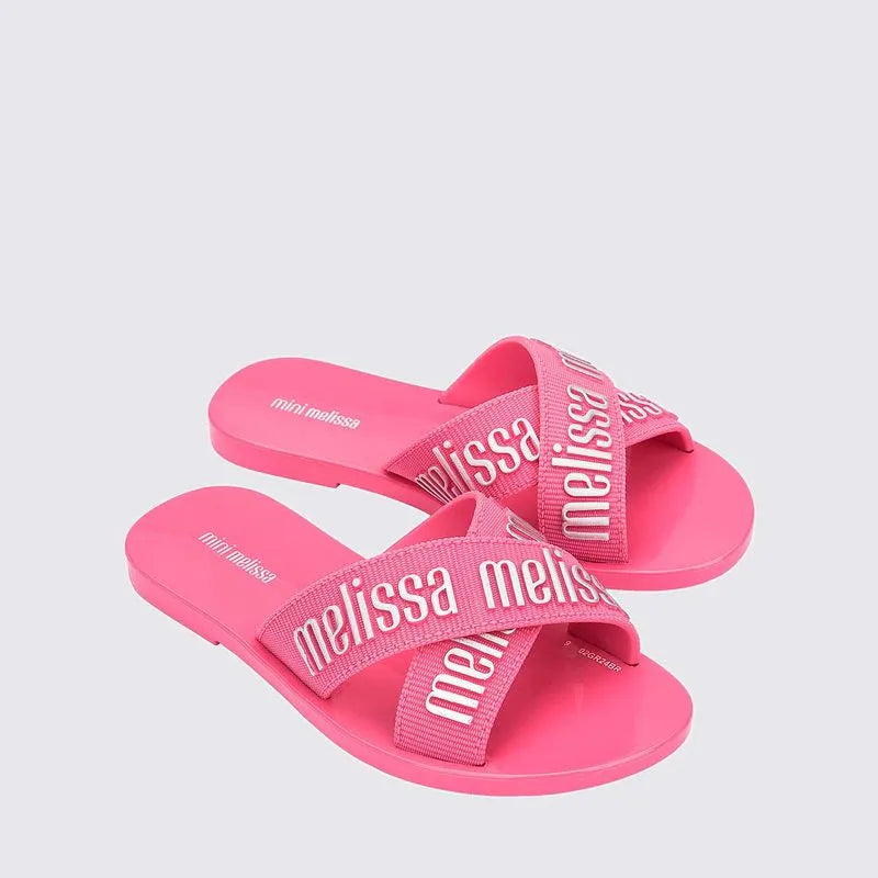 Mini Melissa M-Lover Slide Infantil Rosa
