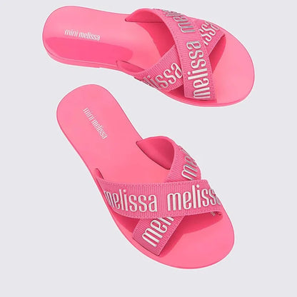 Mini Melissa M-Lover Slide Infantil Rosa