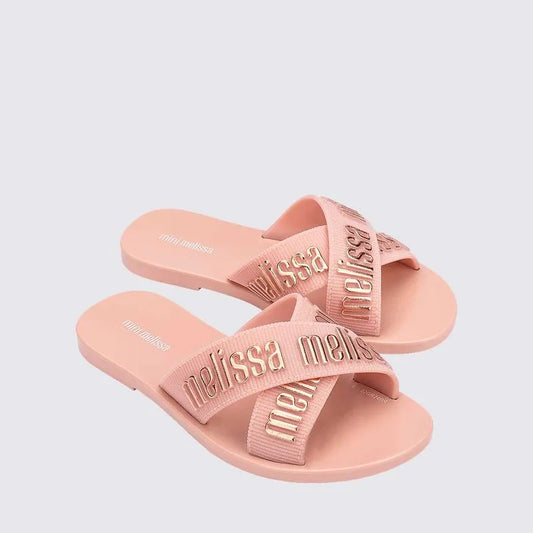 Mini Melissa M-Lover Children's Slide Pink Glitter