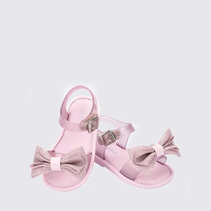 Mini Melissa Mar Sweet Baby Pink Glitter Sandal