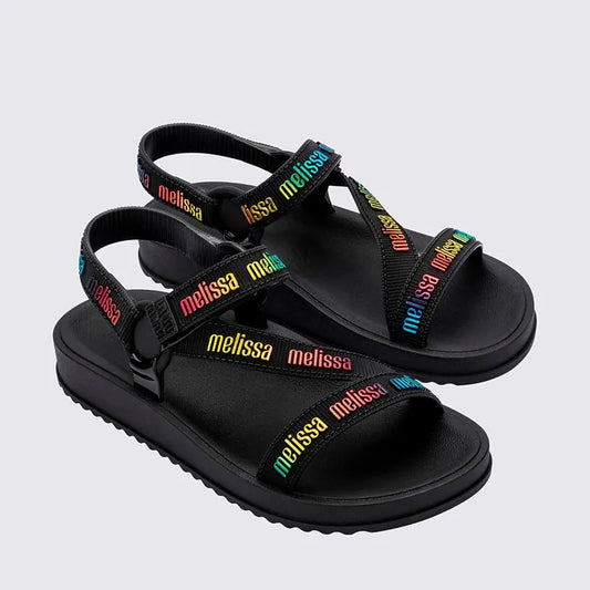 Melissa Stripes M Lover Black Yellow