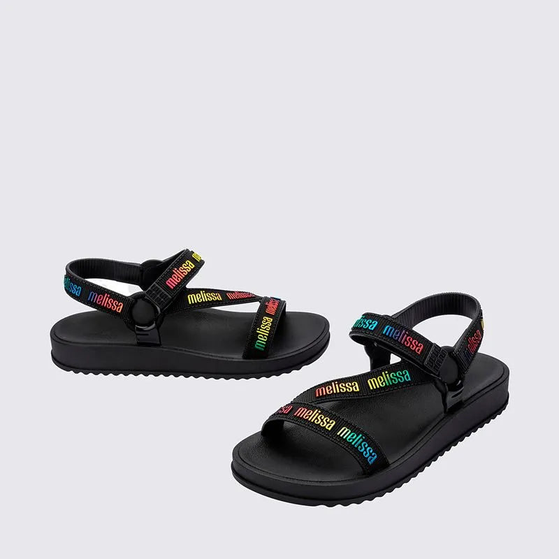 Melissa Stripes M Lover Black Yellow