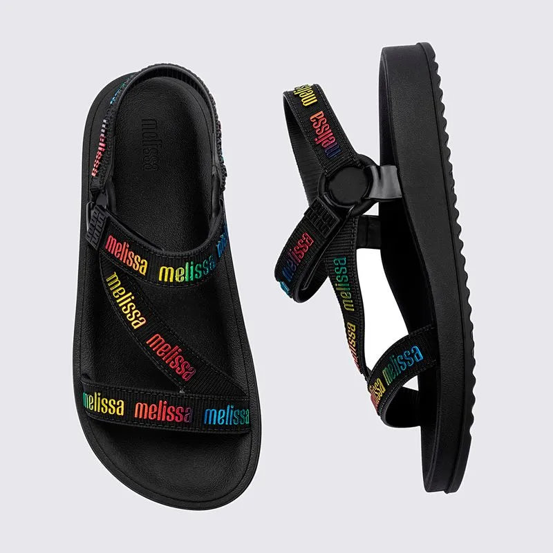 Melissa Stripes M Lover Black Yellow