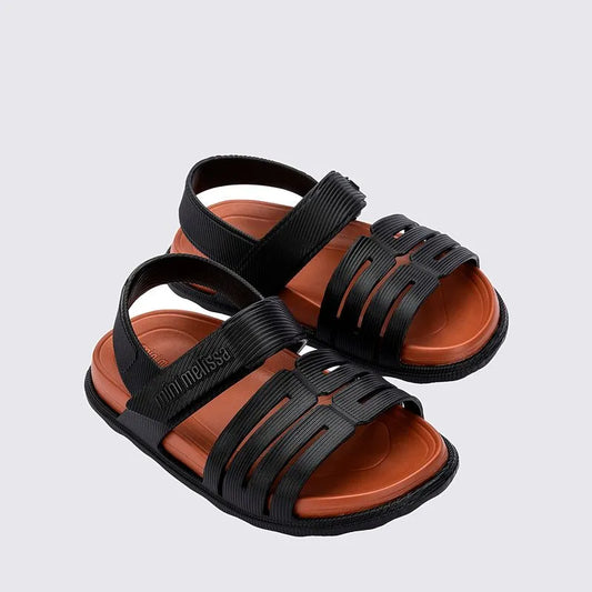 Mini Melissa Kaiteki Sandal Baby Black Brown