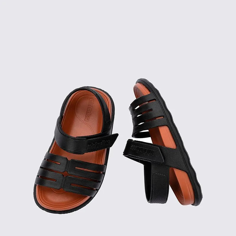 Mini Melissa Kaiteki Sandal Baby Black Brown