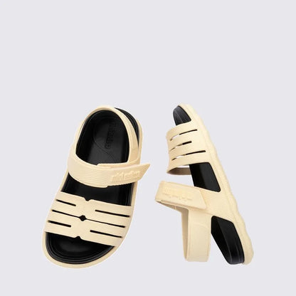 Mini Melissa Kaiteki Sandal Baby Beige Black