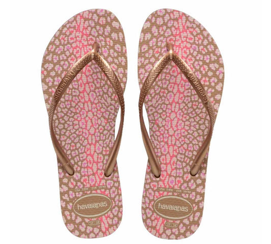 Havaianas Slim Animal Rose Gold