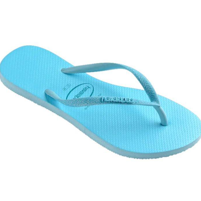 Havaianas Slim Glitter Neon Blue