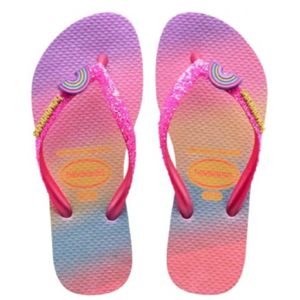 Havaianas Kids Slim Glitter Pink Lemonade