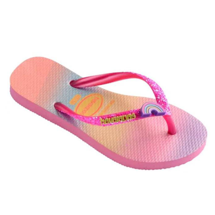 Havaianas Kids Slim Glitter Pink Lemonade