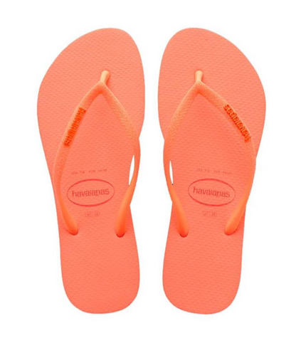 Havaianas Slim Glitter Neon Coral